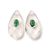 Natural Quartz Crystal Pendants X-G-P586-01G-10-1
