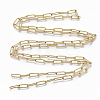 304 Stainless Steel Textured Paperclip Chains CHS-S006-JN954-2-3