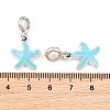 Alloy Enamel European Dangle Charms AL-CBAC2D3-02P-06-3