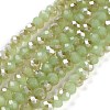 Electroplate Glass Beads Strands EGLA-A034-J4mm-K02-1
