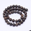 Natural Bronzite Beads Strands G-D745-4mm-2