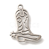 201 Stainless Steel Pendants STAS-R136-21P-1
