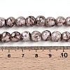 Baking Paint Glass Beads Strands DGLA-N003-8mm-A05-4