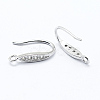 Anti-Tarnish Rhodium Plated 925 Sterling Silver STER-L054-03P-1