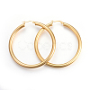 201 Stainless Steel Big Hoop Earrings X-EJEW-A052-19D-G-1