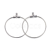 Tarnish Resistant 304 Stainless Steel Pendants STAS-F191-09P-C-1