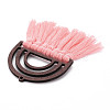 Polycotton(Polyester Cotton) Tassel Big Pendants FIND-T052-14E-3