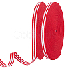 50M 2 Styles Polyester Stripe Ribbon OCOR-PH0004-92-1