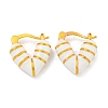 Rack Plating Brass Hoop Earrings EJEW-C102-40G-03-1