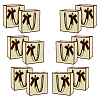Rectangle Paper Gift Storage Bags with Handle CARB-WH0017-13B-1
