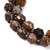 Natural Jasper Beads Strands G-O201B-140G-3