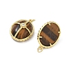 Natural Tiger Eye Pendants GG-CBAB1AA-01B-G03-2