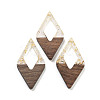 Walnut Wood Pendants FIND-Z050-02J-1