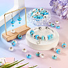 150Pcs Opaque Resin European Beads RESI-TA0004-72C-7