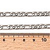 5MM 304 Stainless Steel Figaro Chains Necklaces for Women NJEW-B134-07A-P-5