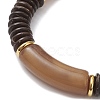 Acrylic Beaded Stretch Bracelets for Women BJEW-JB12151-03-3