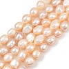 Natural Cultured Freshwater Pearl Beads Strands PEAR-P064-20L-04B-2