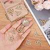 12Pcs 4 Style 304 Stainless Steel Pendants STAS-BBC0001-88-3