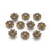 Tibetan Style Bead Caps TIBE-60309-AB-FF-1