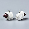 Opaque Resin Pendants RESI-S356-070-3