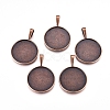Alloy Pendant Cabochon Settings LS-PALLOY-2419-R-FF-2