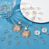 30Pcs Brass Earring Hooks KK-BBC0004-29-5