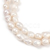 Natural Cultured Freshwater Pearl Beads Strands PEAR-P064-20L-02A-4