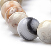 Natural Crazy Lace Agate Round Bead Strands X-G-E334-6mm-20-4