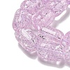 Transparent Crackle Glass Beads Strands GLAA-NH0001-04H-3