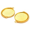 Zinc Alloy Pendant Cabochon Settings FIND-NH0001-13C-G-2