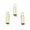 Rack Plating Brass Cord Ends KK-P274-01A-LG-1