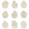 63Pcs 9 Styles Unfinished Wood Cutouts WOOD-WH20011-11A-7