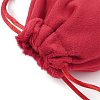 Velvet Jewelry Drawstring Storage Pouches ABAG-P013-02B-03-3