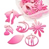 1 Set Spray Painted Alloy Charms FIND-YW0003-11C-2