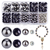 Eco-Friendly Dyed Glass Pearl Round Pearlized Bead HY-PH0009-RB053-1