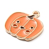 Thanksgiving Day Alloy Enamel Pendants X-ENAM-D060-02E-KCG-3