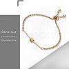 Adjustable 304 Stainless Steel Bracelet Making STAS-PH0019-07-5