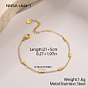 Ocean 304 Stainless Steel Link Chain Anklets WG96EF4-01-1