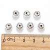 Plating Plastic Acrylic Round Beads PACR-L003-8mm-S-5