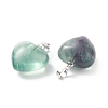 Natural Fluorite Pendants G-I311-A20-4
