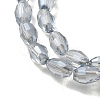 Electroplate Glass Beads Strands EGLA-J013-4X6mm-F33-4