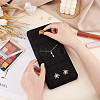 Microfiber Rings & Necklace & Earrings Display Stand ODIS-WH0002-85-3