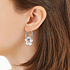 18Pcs 3 Colors 303 Stainless Steel Twist Hoop Earrings for Women EJEW-SC0001-81A-4