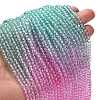Transparent Painted Glass Beads Strands DGLA-A034-T3mm-A10-2