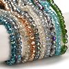 Electroplate Glass Faceted Rondelle Beads Strands EGLA-D020-3x2mm-M-2