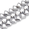 Electroplate Non-magnetic Synthetic Hematite Beads Strands G-T061-111I-1