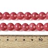 Transparent Glass Imitation Cat Eye Beads Strands GLAA-Q110-01C-12-4