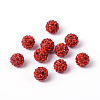 Pave Disco Ball Beads X-RB-A130-10mm-18-3