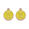 Alloy Enamel Pendants ENAM-S124-01B-14I-1