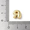 Brass Micro Pave Cubic Zirconia Beads KK-P290-61G-R-3